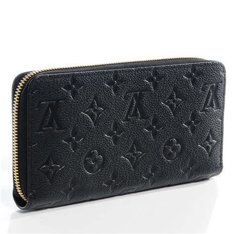 lv black empreinte wallet